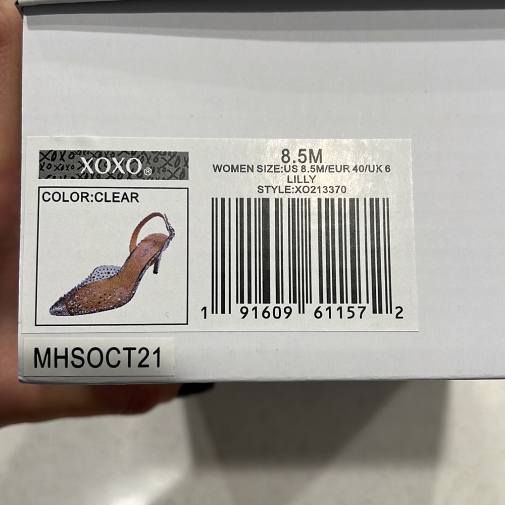 XOXO Rhinestone Slingbacks BNIB size 8.5 - Picture 8 of 8